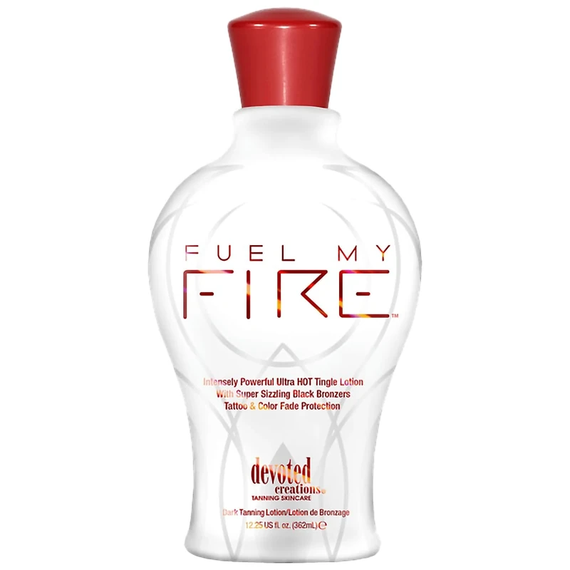 Devoted Creations Fuel My Fire Ultra Hot Tingle Lotion with Sizzling Black Bronzers 362ml - Image 1