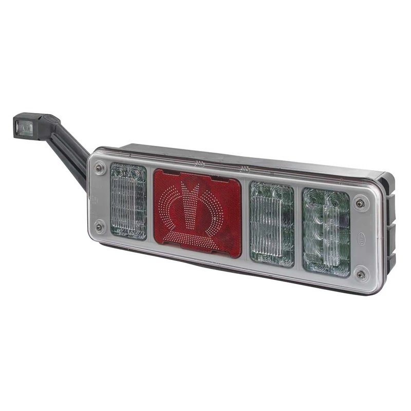 HELLA 2VP 340 960-231 Rearlight "Krone" - LED - 24V - mounting/Bolted - Lens Colour: Crystal clear - Plug: EasyConn - Plug: Male - left - Quantity: 1