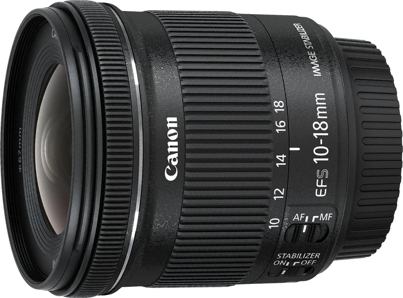 Canon EF-S 10-18mm f/4.5-5.6 IS STM Lens - Ultra Wide, Renewed