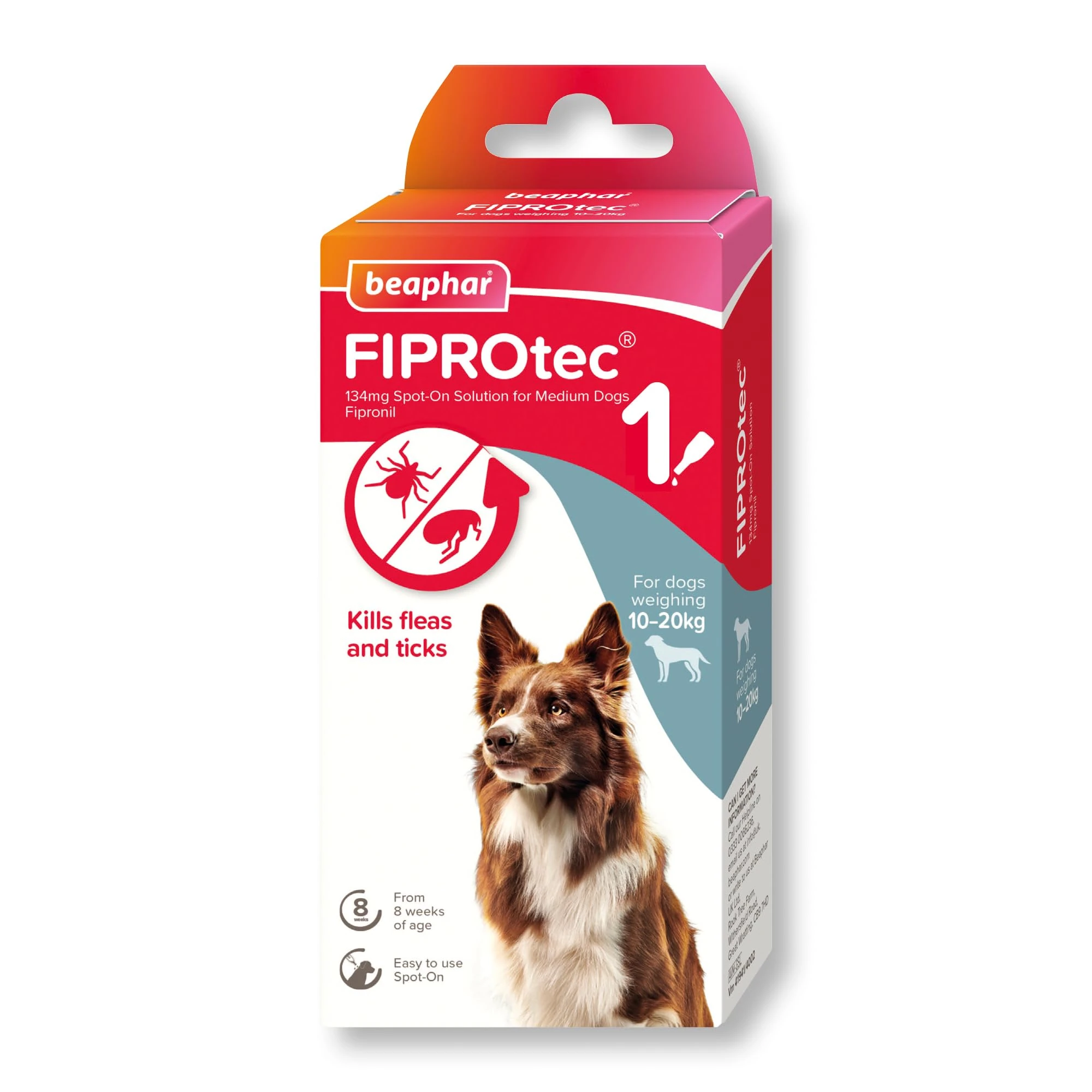Beaphar FIPROtec Spot-On for Medium Dogs