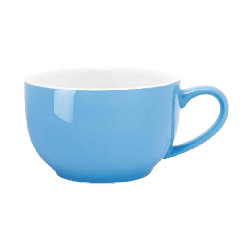Olympia CAF� Coffee Cup Blue 228Ml Innovative Design with New Useful Features