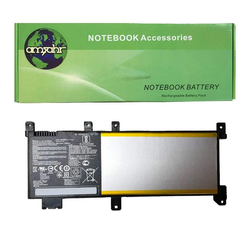 AMSB6|#Amsahr C21N1638-02 Replacement Battery for ASUS C21N1638, C21N1638, F442U, A480U ()