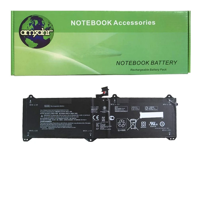 AMSB6|#Amsahr OL02XL-03 Replacement Battery for HP OL02XL, Elite x2 1011 G1, 0L02XL, 750334-2C1, HSTNN-DB5Z, OL02033XL - Includes Stereo Earphone ()