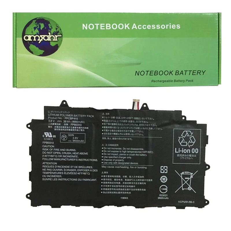AMSB6|#Amsahr FPCBP415-02 Replacement Battery for FUJITSU FPCBP415, CP678530-01 Series, CP67853001, FPB0310, FPCBP415 ()