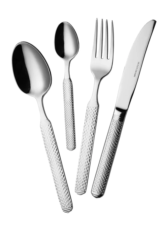 Mulex 200915/10/60 Ohio Polished - Individualist Cutlery Set, Nickel 18/10 Stainless Steel, Silver - Image 1