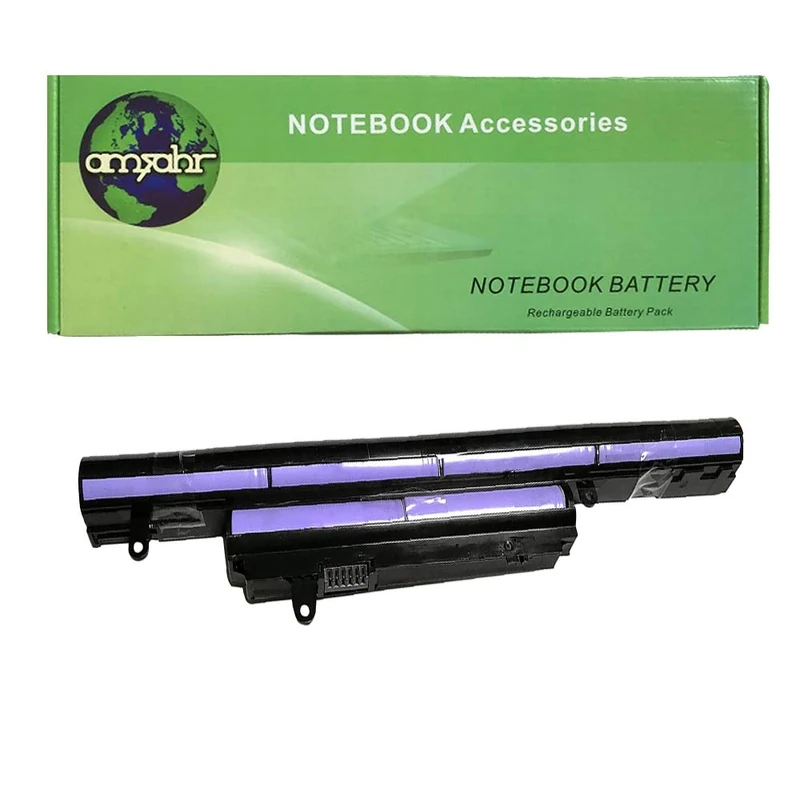 AMSB6|#Amsahr W940BAT-6-05 Replacement Battery for CLEVO W940BAT-6, W94LS, Clevo W940S Series, W940BAT-3, W940BAT-6 - Includes Mini Optical Mouse ()