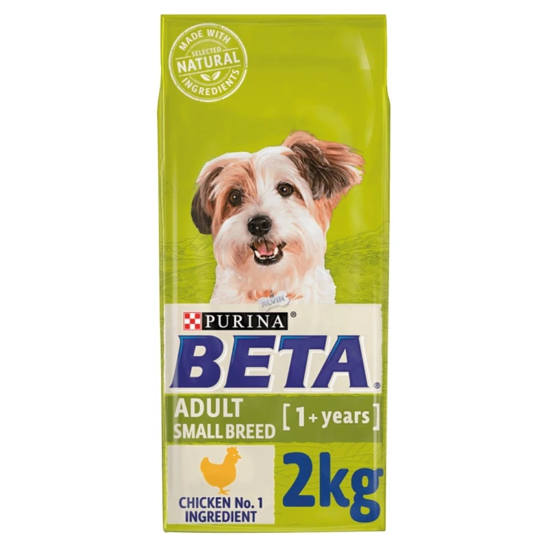 BETA Adult Small Breed Chicken Dry Dog Food 2kg (Pack of 4)