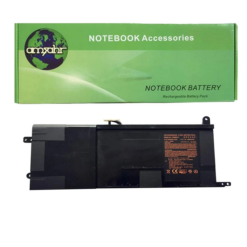 AMSB6|#Amsahr NP8650-02 Replacement Battery for CLEVO NP8650, P650SA, NP8650, P650SE, NP8651, P650SG, NP8652 ()