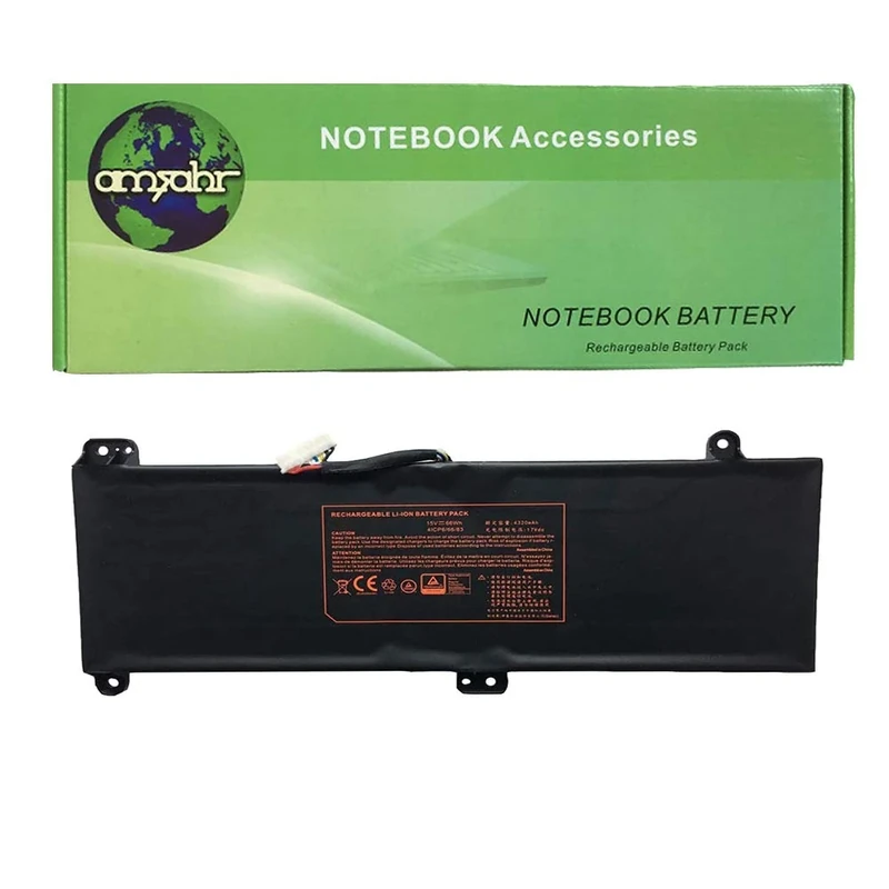 AMSB6|#Amsahr PA70BAT-4-05 Replacement Battery for CLEVO PA70BAT-4, PA71HS, PA71HS-G, XMG Pro 17 - Includes Mini Optical Mouse ()