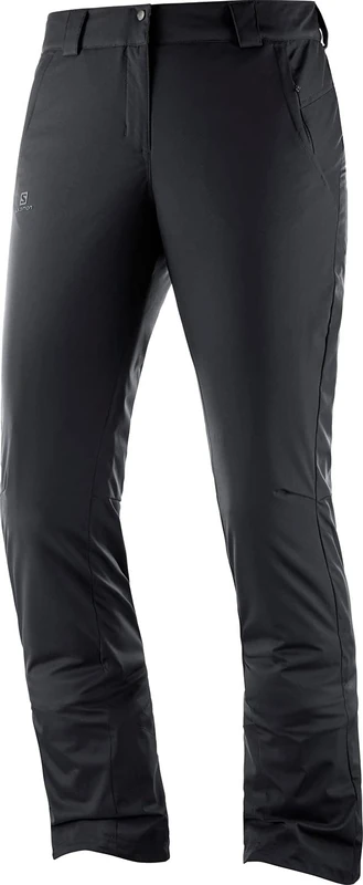 Salomon Women’S Ski Trousers, Stormseason Pant W, Synthetic Blend, Black, Size M/R, LC1211900