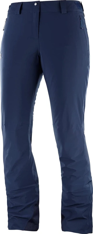 Salomon Women’S Ski Trousers, Icemania Pant W, Synthetic Blend, Blue (Night Sky), Size XL/R, LC1211300