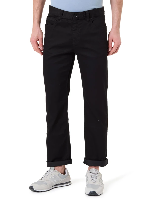 prAna Men's Bridger Jean 30" Inseam, Black Out, 28