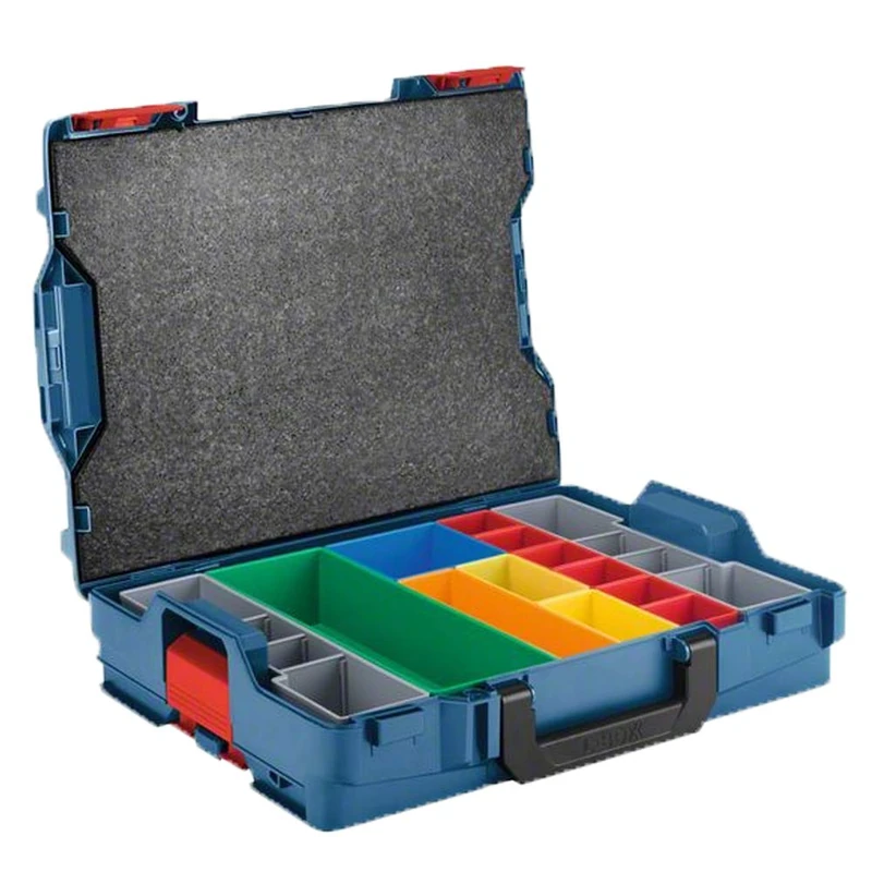 Bosch Professional L-BOXX Carrying Case system (load-bearing capacity up to 100 kg) + 13-part inset box set for L-BOXX