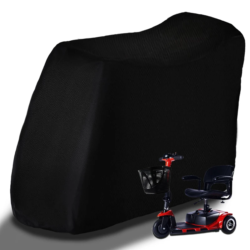 Sqoto Scooter Storage Cover, Wheelchair Waterproof Storage Cover Lightweight Rain Protector from Dust Dirt Snow Rain Sun Rays - 55 x 26 x 36 inch (H x W x L)