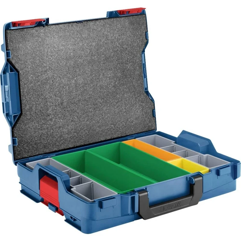 Bosch Professional L-BOXX Carrying Case system (load-bearing capacity up to 100 kg) + 6-part inset box set for L-BOXX
