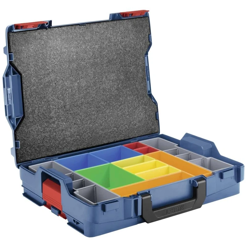 Bosch Professional L-BOXX Carrying Case system (load-bearing capacity up to 100 kg) + 12-part inset box set for L-BOXX
