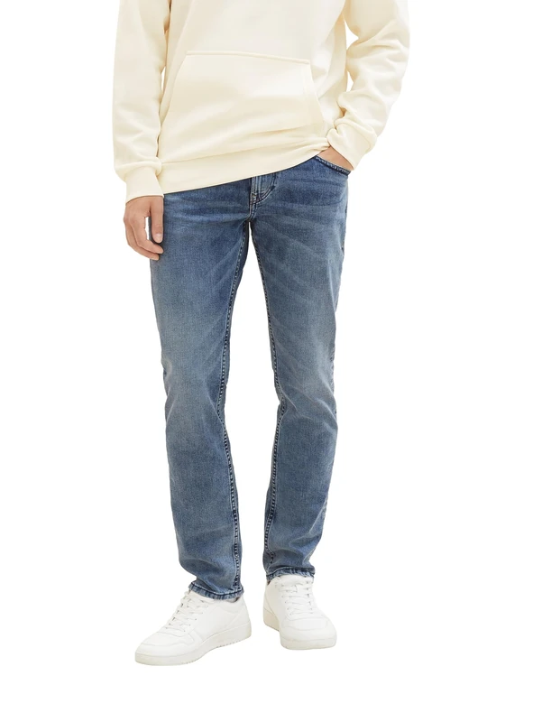 Tom Tailor Denim Men's 202212 Piers Slim Jeans, 10280 - Light Stone Wash Denim, 33W / 30L