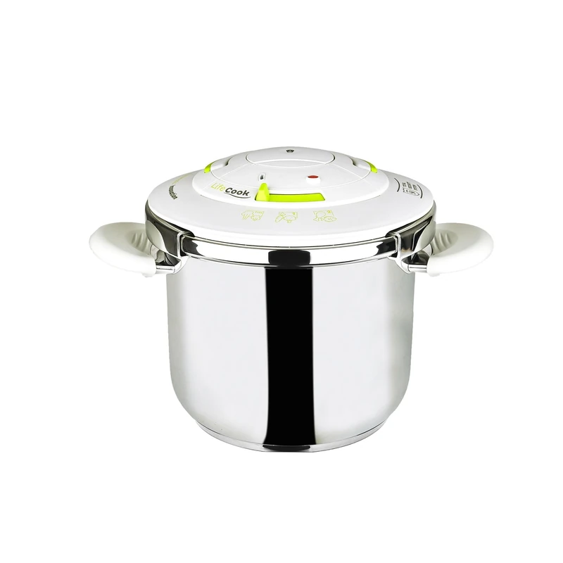 Pressure Cooker 22 cm 6.5 L LIFECOOK Stainless Steel