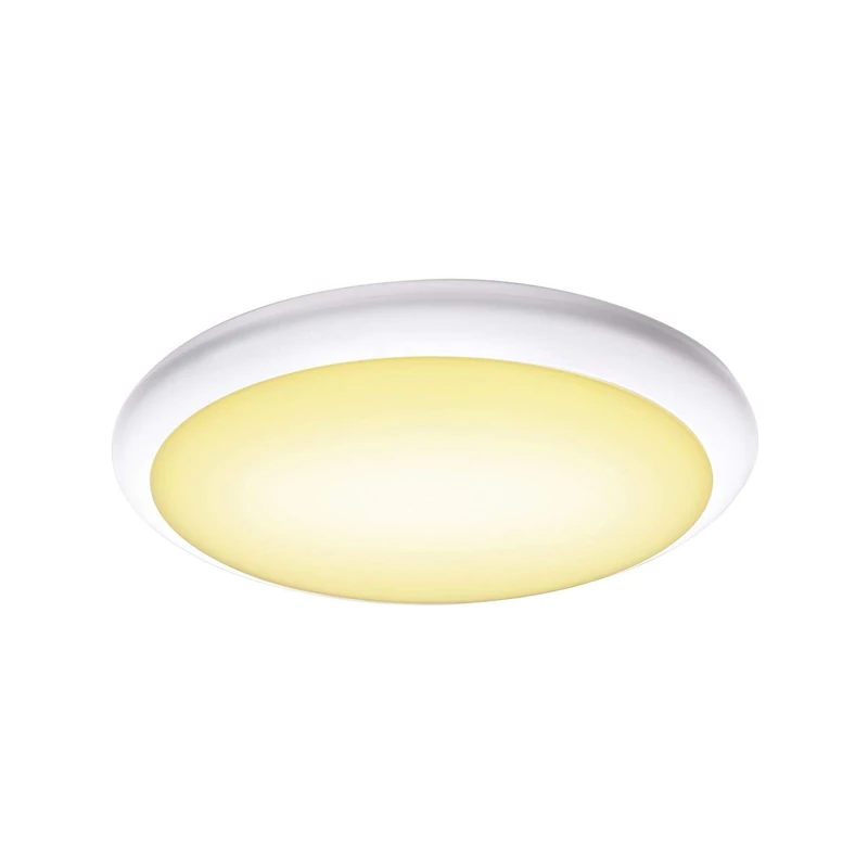 SLV Ruba 16 CW LED Outdoor Wall and Ceiling Light White IP65 3000/4000K - Image 1