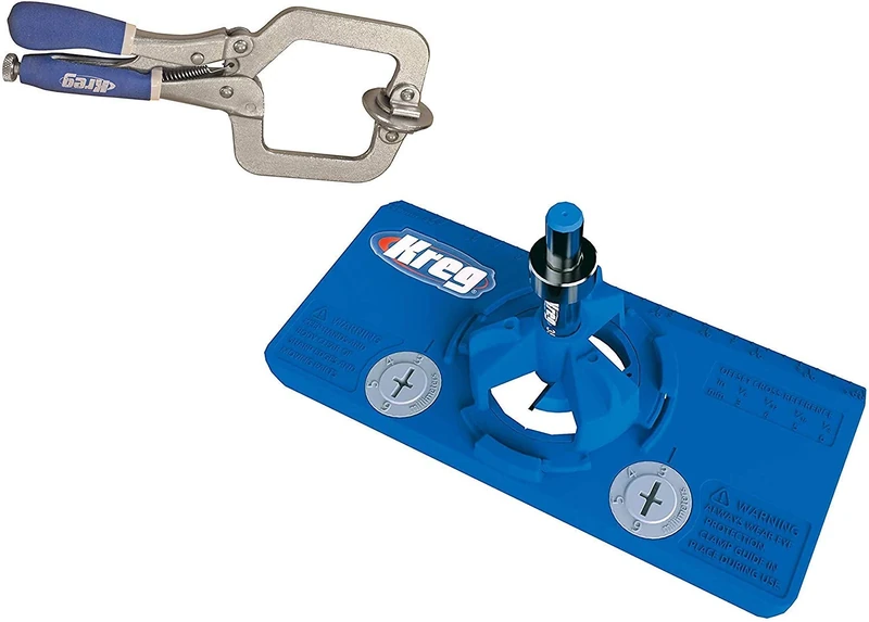 Kreg New Tool Company - KHI-Hinge Concealed Hinge Jig and KHC-Premium Face Clamp