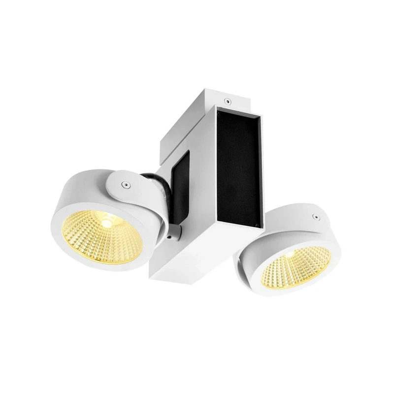 SLV Wall and Ceiling-Mounted Light TEC KALU CW/Internal Ceiling and Wall Illumination, Surface-Mounted Light, Wall-Mounted Light, Ceiling Spotlight / 3000K 31W 1900lm White dimmable 24 Degrees