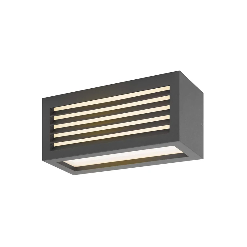 SLV Box_L Walls, Paths, entrances, LED, Surface-Mounted Light Outdoor, Garden lamp, Ceiling Spotlight / IP54 3000K 19W 600lm Anthracite, Aluminium, 19 W, 1002035