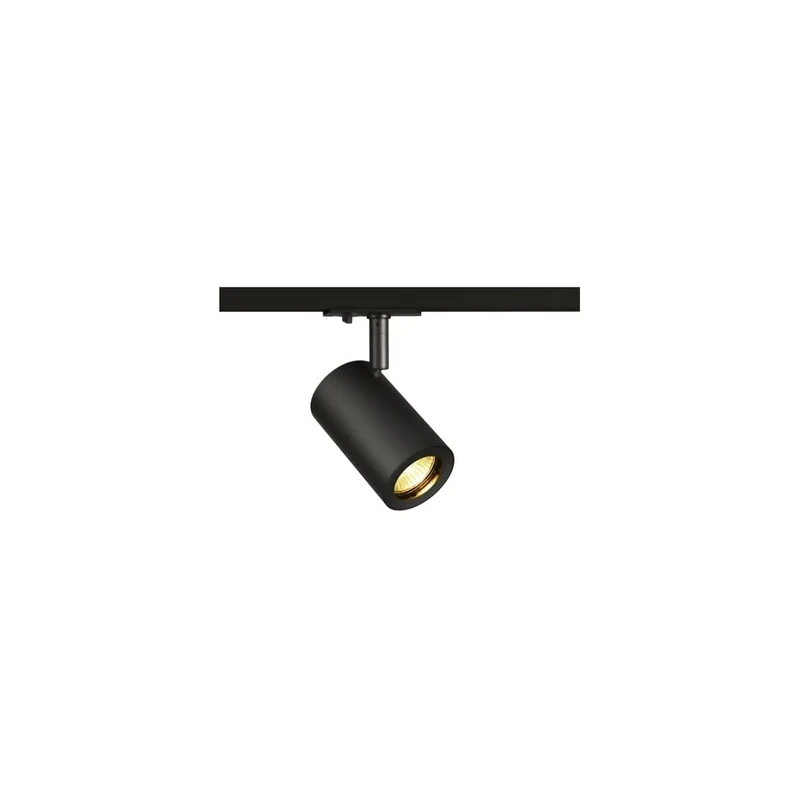 SLV 1-Phase System Spot Enola_B Track SPOT/Spotlight, LED spot, Ceiling Spotlight, Ceiling Light, Track System, Indoor Lighting / GU10 50W Black