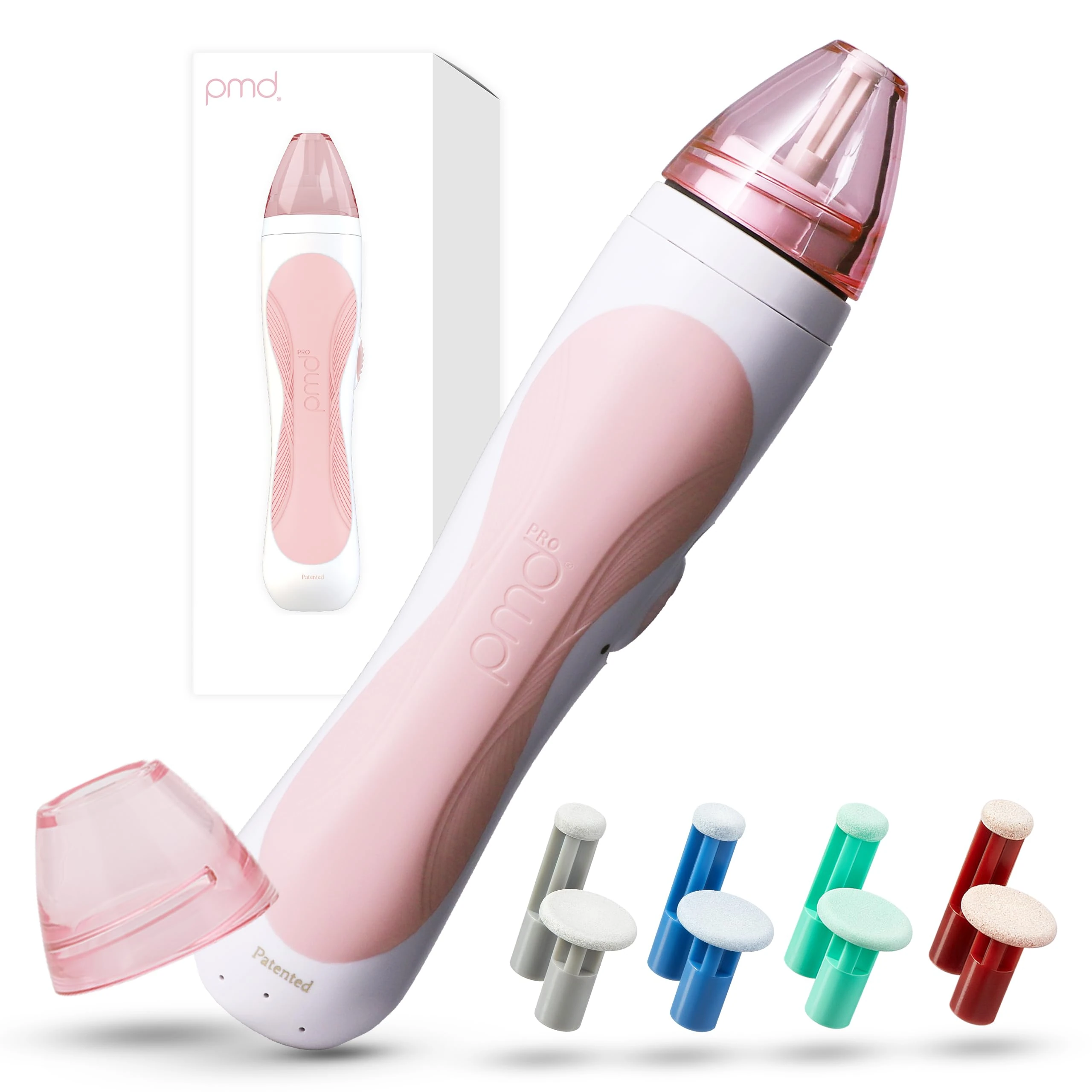 PMD Personal Microderm Pro - At-Home Microdermabrasion Machine with Kit for Face & Body - Exfoliating Crystals and Vacuum Suction for Fresh and Radiant Skin - High & Low Speed Options