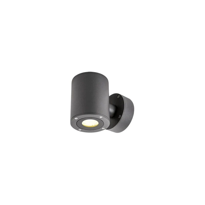 SLV Wall-Mounted Light SITRA Up/Down WL/Lighting for Walls, Paths, entrances, LED spot Outdoor, Surface-Mounted Light Outdoor, Garden lamp / IP44 3000K 18W 976 488lm Anthracite 55 Degrees