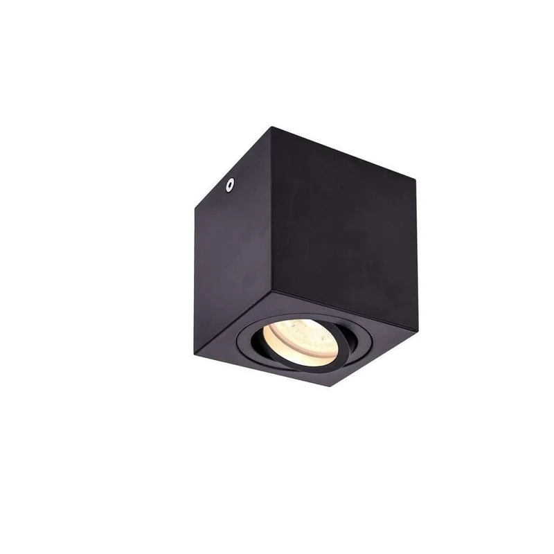 SLV Ceiling-Mounted Light TRILEDO CL/spot, floodlight, Ceiling Spotlight, Ceiling Light, Surface-Mounted Light, Indoor Lighting / GU10 10W Black