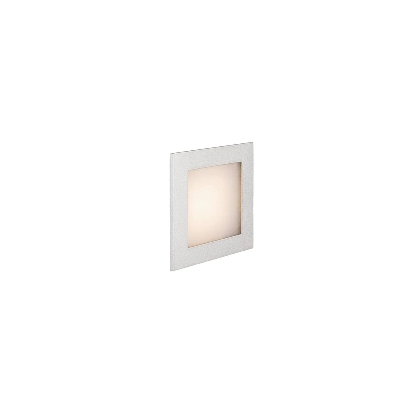 SLV recessed Wall Light Frame LED 230V Basic/Internal Ceiling and Wall Illumination, LED spot, recessed Light, recessed Wall Light, Ceiling spot / 2700K 3.1W 140lm Grey