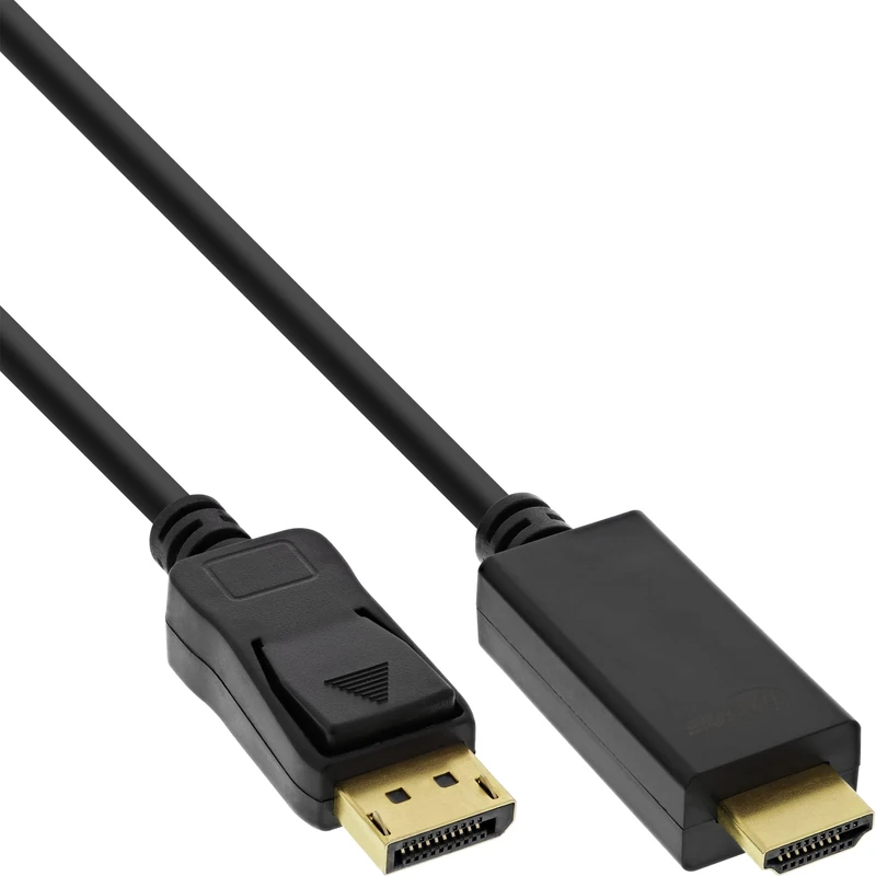 InLine® DisplayPort to HDMI Converter Cable 4 K / 60 Hz Black 5 m