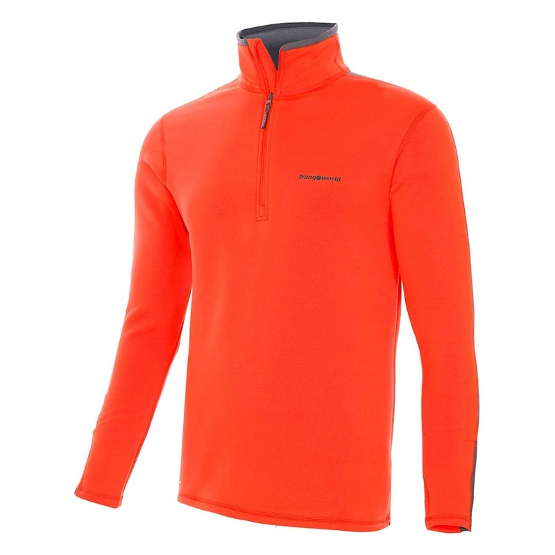 Trangoworld Men ARPAN 23 Pullover - Tangerine Tango, Small