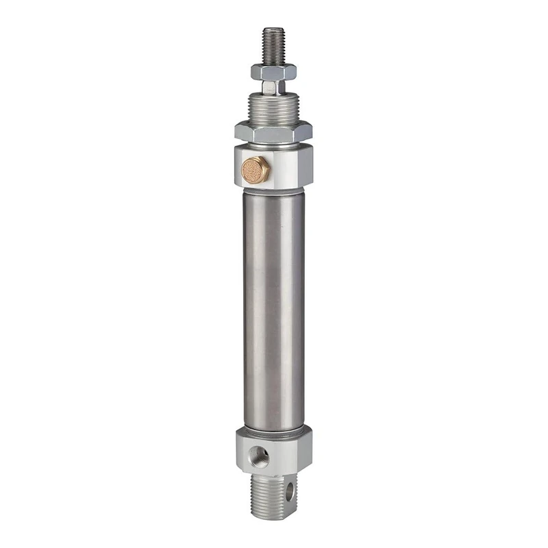 RIEGLER MSI 114953-11.EM.16040 Round Cylinder Single Acting Piston Diameter 16 Stroke 40 M5 x 0.8 Pack of 1