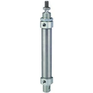 RIEGLER 114878-11.DM.25450 Round Cylinder "MI" Double-Acting Piston Diameter 25, Stroke 450, G 1/8, Pack of 1
