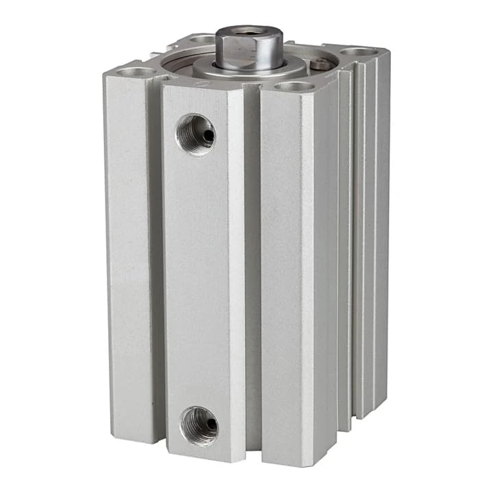 RIEGLER ACQ 115164-12.DMI.80075 Short Stroke Cylinder Double-Acting Piston Diameter 80 Stroke 75 G 3/8 Pack of 1