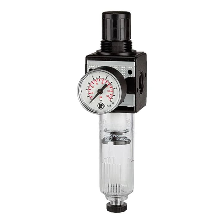 RIEGLER 100477-C 33-K 6-HA Multifix Filter Regulator BG 3 G 1/2 0.2-6 bar HA