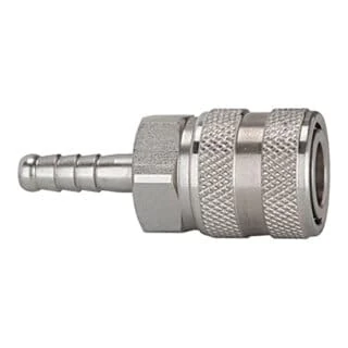 RIEGLER 107343-243.145-10 Quick Release Coupling NW 7.2, Stainless Steel 1.4305, Nozzle LW 10, Pack of 1