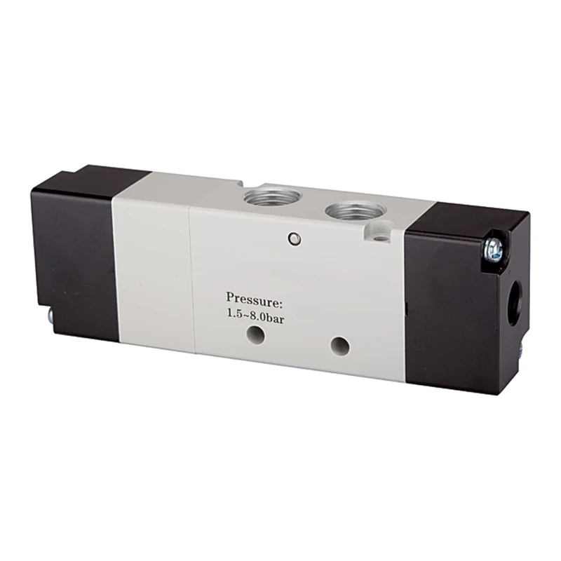 RIEGLER 116067-516.6001 5/3-Way Valve Pneumatic 4A Centre Closed G 1/8 400 l/min 1 Piece