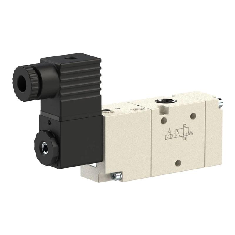 RIEGLER 106522-517.102-38 3/2-way Valve, electropneumatic, monostable, G 3/8, NO, 24 V DC, 1 piece