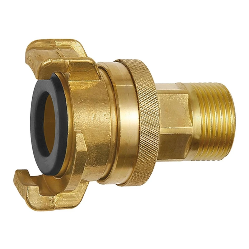 RIEGLER 107794-K 411 A GEKA Threaded Fitting, Rigid, Safety Design, Ring, G 3/4 AG, Pack of 1