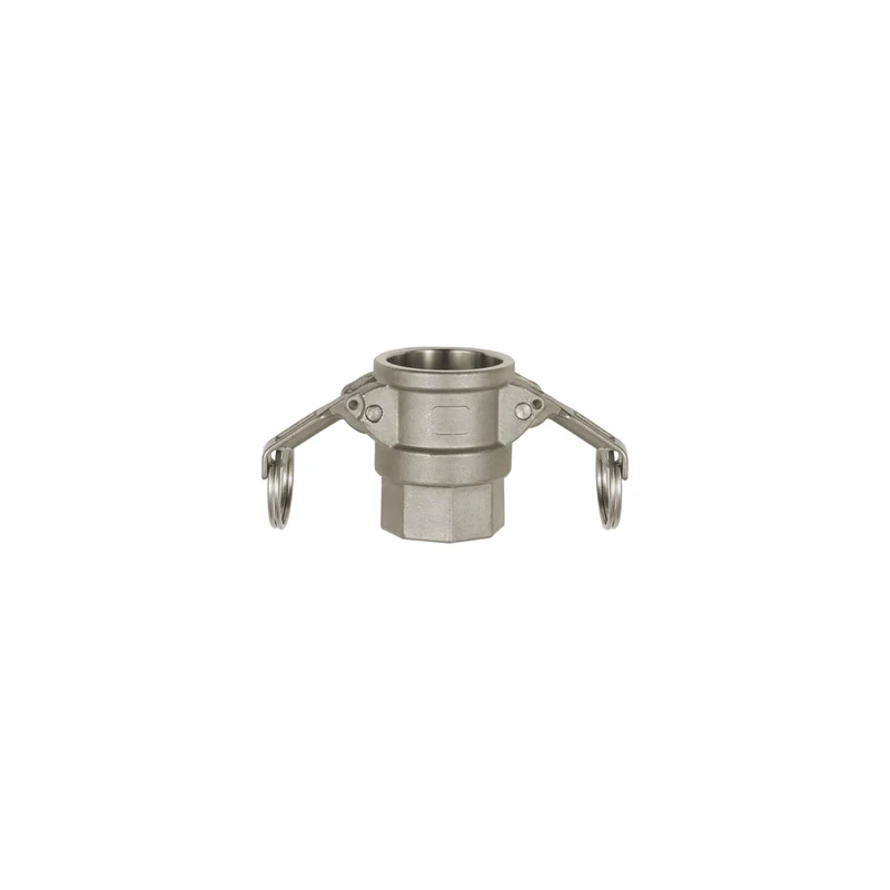 RIEGLER Kamlok 108122-1114.40-ES Quick Connection Socket with IG, Type D, ES 1.4401, G 4, 1 Piece