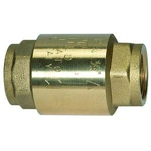 RIEGLER 134875-9227.39 Check Valve, Full Bore, Brass, G 3, 0.01-0.03 bar, Pack of 1