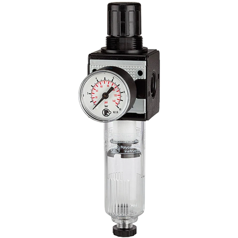 RIEGLER 100471-C 11-K 16-HA Multifix Filter Regulator BG 1, G 1/4, 0.5-16 bar, HA, 1 Piece