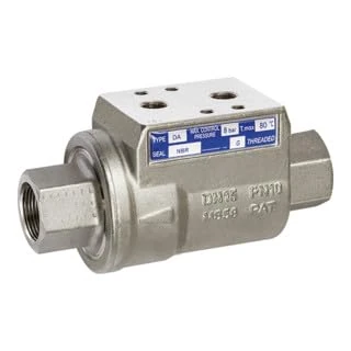 RIEGLER 133392-351.926 Pneumatic Lock Valve Bet, Double Tw, NC, MS Vern, FKM, Rp 1 1/2, Pack of 1