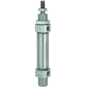 RIEGLER 114918-11.DM.40175 Round Cylinder "MI", Double-Action, Piston Diameter 40, Stroke 175, G 1/4, Pack of 1