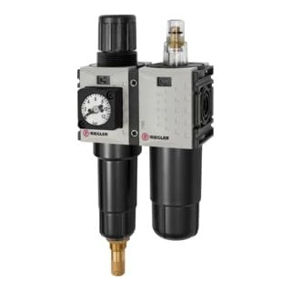 RIEGLER Futura Mini 142510-FUM 611 M-10-KM WE 2-Piece Set Metal B Compact Mano G1/4 0.5-10 VA 1 Piece