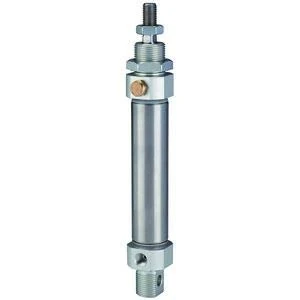 RIEGLER MSI 114962-11.EM.20025 Round Cylinder Single Acting Piston Diameter 20 Stroke 25 G 1/8 Pack of 1