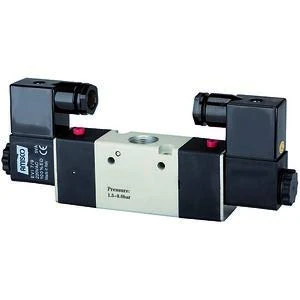 RIEGLER 116122-517.1505 3/2-Way Valve Electropneum »3V«, Bistable, G 3/8, 230 V, 50 Hz, 1 Piece