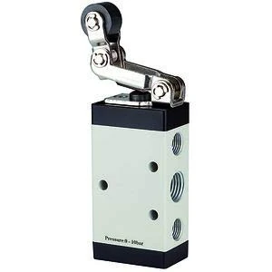 RIEGLER 115963-511.3101 5/2-Way Valve Mechanically Operated M5 RH for Return G 1/4 Pack of 1